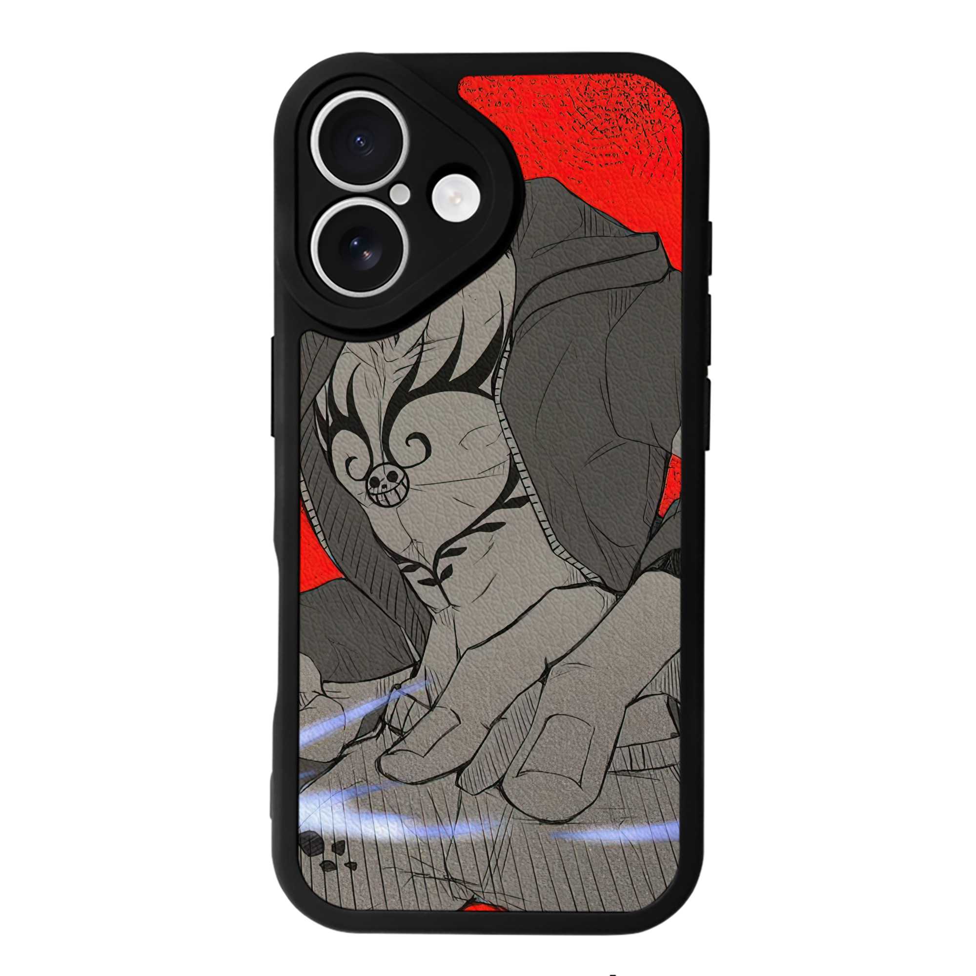 （画像用） ワンピース ONE PIECE 【iPhone 16シリーズ対応】シリコンスマホケース（レザー調） 材質：シリコン
